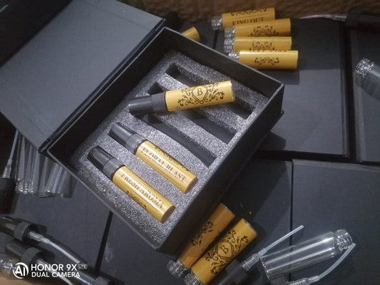 5 ml perfume tester of 5 different fragrance